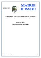 D_005_02_22 – ANNEXE – Rapport sur les orientations budgétaires commune 2022