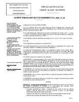 A_0428_10_24 – Restriction de circulation et stationnement devant le 47 rue de la gare pour livraison d’une base de vie le 30 10 2024