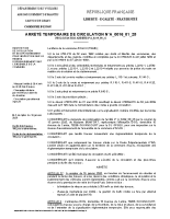 A_0016_01_25 – Règlementation circulation et stationnement pour inspection sur le réseau d’assainissement sur l’ensemble de la commune – EGIS, prolongation arrêté A_0229_08_25