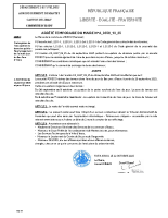 Arrêté de prolongation occupation du DP réaménagement des aires de jeux-sig