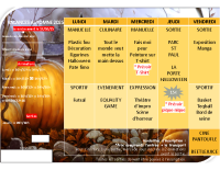 Flyer MJ VACANCES AUTOMNE 2025 Flyer MJ VACANCES AUTOMNE 2025