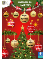 Vacances Noël 2025 Semaine 1