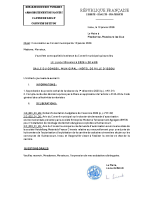 1. Convocation du 19.01.2026