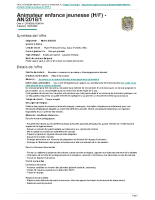Annonce emploi – Animateur enfance jeunesse ALSH